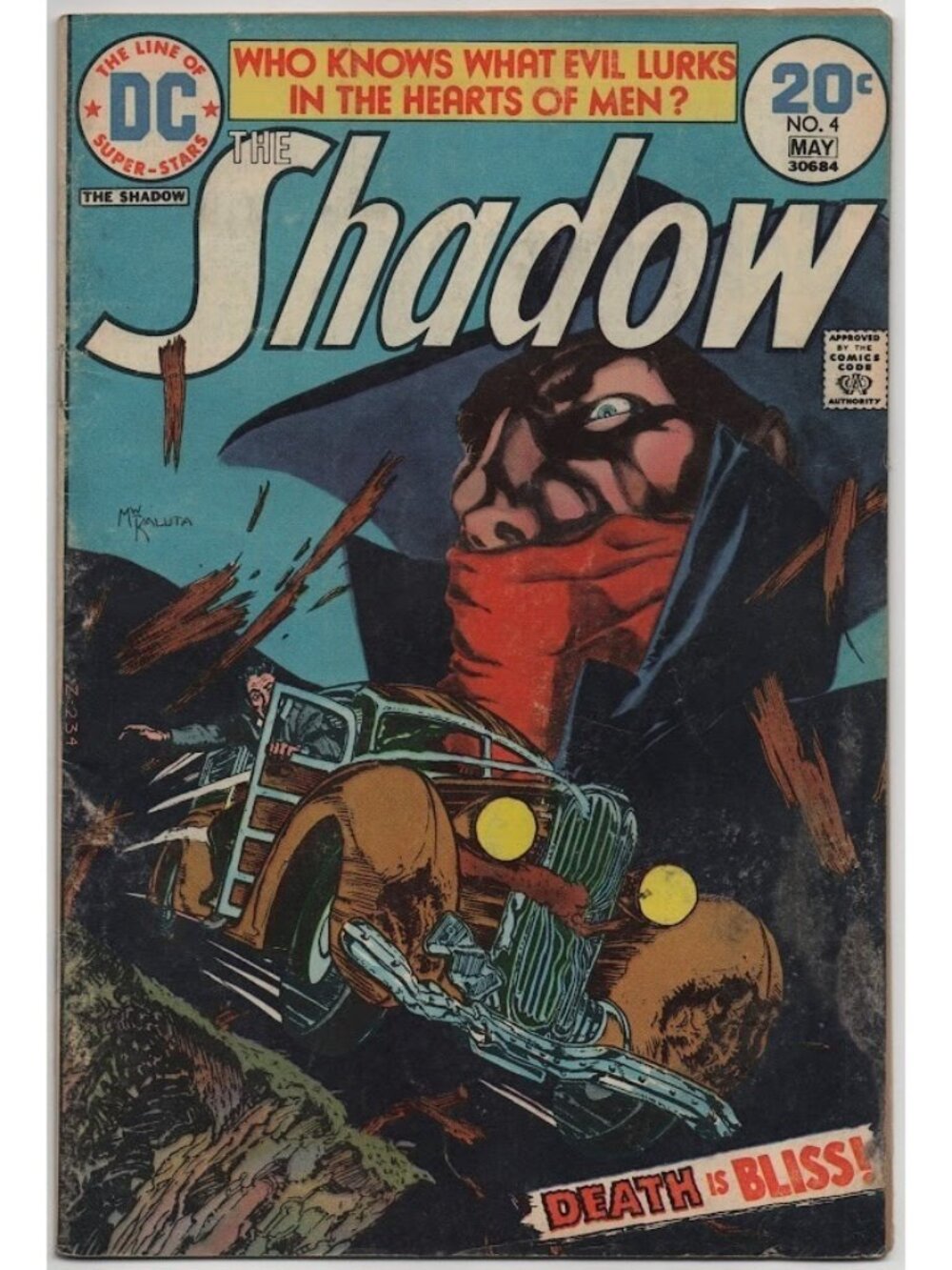 Shadow 4 DC Comics 1974 VG- 3.5 Kaluta Bronze Age